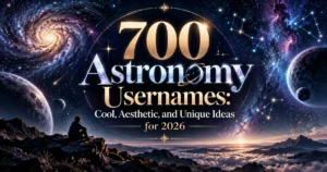 700 astronomy usernames with cool, aesthetic, and unique ideas for 2026